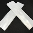 Kirinite Wedding White Pearl Knife Scales - Set of 2 - 6mm - Great for making handmade knives etc also great small
