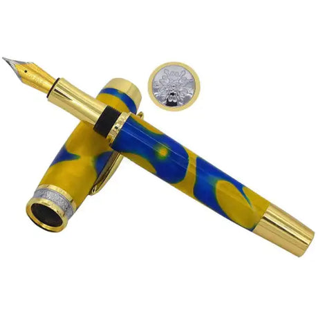 Large Jr Gentleman Fountain Pen (new style) - Gold - Gent Kits This is the new style of large fountain pen kit in gold