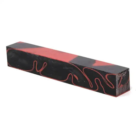 Lava Flow - Acrylic Kirinite Pen Blank - Blanks made in high quality Italian acrylic resin Approx size 20mm x 150mm.