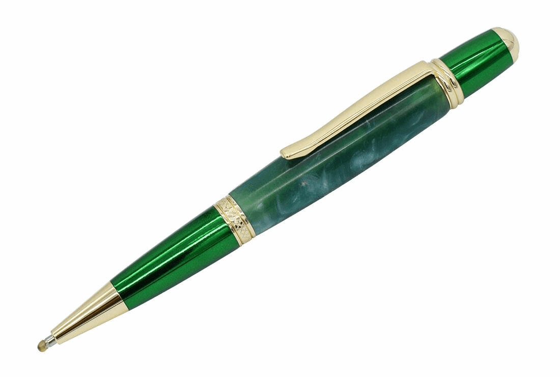Gold & Green Cerra Pen Kit Greenvill Crafts