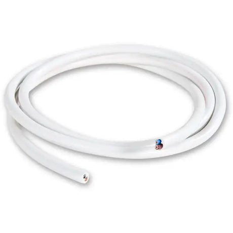 Lighting Flex White 2-Core Cable 0.75mm² - (per metre) - Project Kit - Twin core white flex • Excellent table