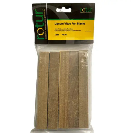 Lignum Vitae Pen Turning Blanks - Pack of 5 - Exotic Hardwood - Fast shipping