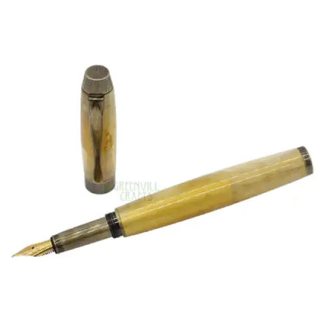 Manager Fountain Pen Kit Antique Bronze (New Style) - Kits in Antique Bronze plating This is the new style Turning