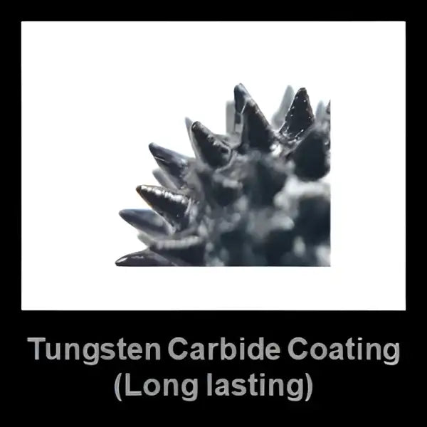 Manpa Power Carving 2’’ Sanding Wheel - Quick sanding of rough surface • Tungsten Carbide coating – long lasting