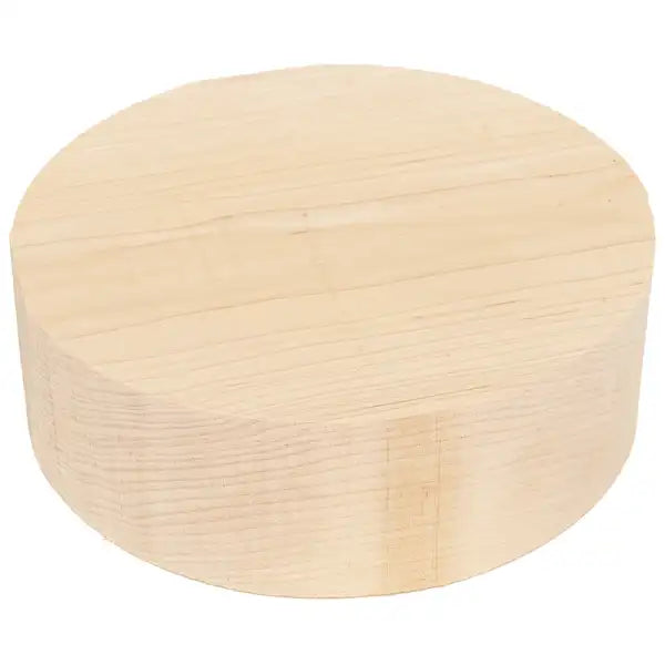 Maple Bowl Blanks (round) - woodturning Dimensions are approx and shown in inches Image for illustration purposes