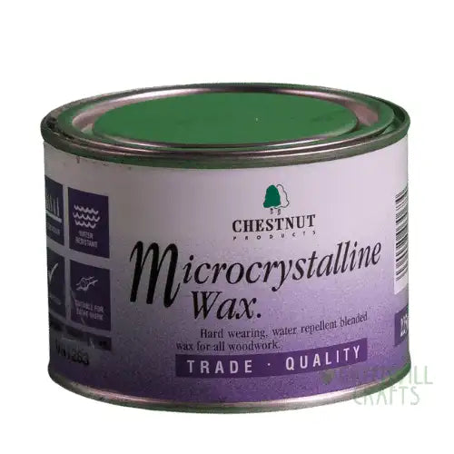 Microcrystalline Wax -225ml Tin - Chestnut Products - Finishing A specialist from for woodturners and other