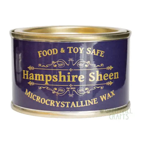 MicroCrystalline Wax (Food & Toy Safe) 130g Tin - Hampshire Sheen - Finishing Waxes - Fast shipping