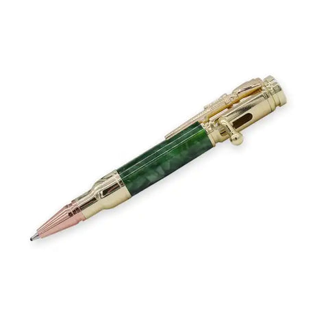 Mini Rifle Bolt Pen Kit - Gold - Turning Kits This handy mini style pen kits is favourite for pocket or purse.