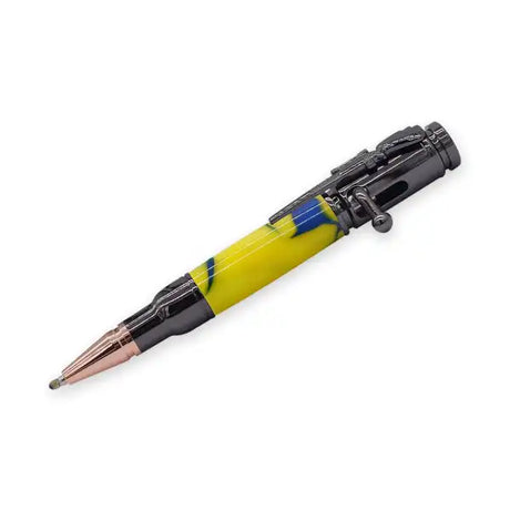 Mini Rifle Bolt Pen Kit - Gun Metal - Turning Kits This handy mini style pen kits is favourite for pocket or purse.