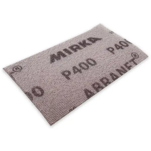 Mirka Abranet Abrasive Single Strips - 70mm x 125mm - 400 - Sandpaper & Sanding Sponges The long lasting and fantastic