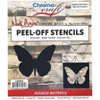 Monarch Butterfly Peel-Off Stencil Set - Stencils Nick Agar has used stencils and made his own for many years creating