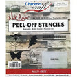 Multi Pack Peel-Off Stencil Set - Stencils Nick Agar has used stencils and made his own for many years creating