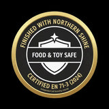 Northern Shine Food & Toy Safe Gloss Finishing Wax - Products has been professionally tested to EN-71-3 (2024) 100g