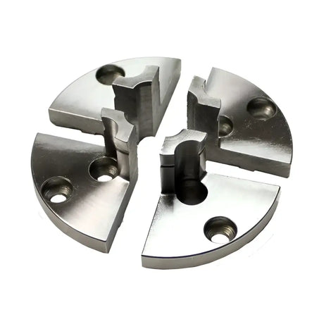 31mm Mini Jaws  Mini Spigot Accessory Jaw Set is an accessory for NOVA chucks, designed to expand your range and capacity of your standard NOVA chuck for specific projects and applications.  Longer jaws allow for a very powerful spigot grip for smaller work such as lace bobbins. These special 25mm extended jaws are designed to act as a pin chuck, expanding into a pre-bored hole. This is an especially useful holding method for bowls with a free-form edge.