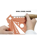 NOVA Complete Workshop 10 in 1 Gauge - This heavy duty Polycarbonate gauge is an accessory for Chucks and the general