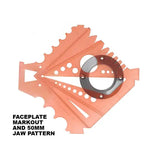 NOVA Complete Workshop 10 in 1 Gauge - This heavy duty Polycarbonate gauge is an accessory for Chucks and the general