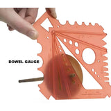 NOVA Complete Workshop 10 in 1 Gauge - This heavy duty Polycarbonate gauge is an accessory for Chucks and the general