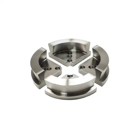 NOVA Titan III 6.5’’ Deep Grip Jaws - 3 Screw Hole Mount ONLY designed to fit Nova chuck Huge 6-1 / 2″ jaw for turning
