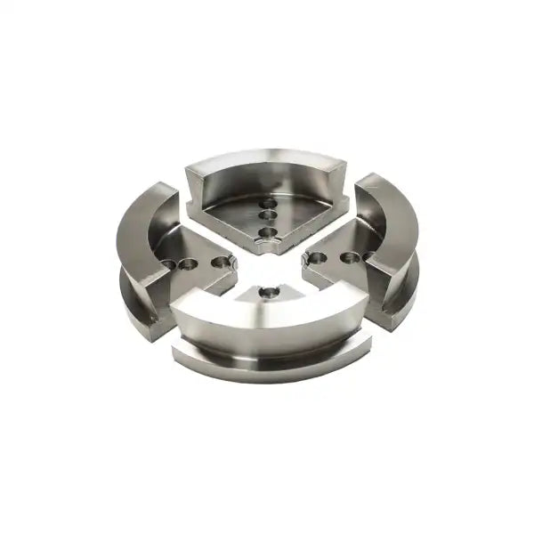 NOVA Titan III 6.5’’ Deep Grip Jaws - 3 Screw Hole Mount ONLY designed to fit chuck Huge 6-1 / 2″ jaw for turning very