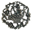 Flower Basket - Decorative Pewter Lid (Potpourri) - Pewter Lid - Fast shipping
