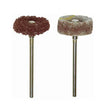 NYLON FLEECE BRUSHES - These fit Proxxon’s handheld rotary tools, giving a soft, abrasive-impregnated finish suited