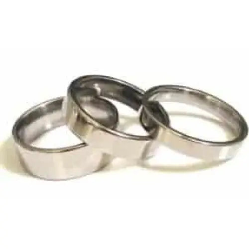 One piece 6mm Stainless Steel ring core 1.5mm thickness comfort fit - Ring Cores - Fast shipping