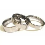 One piece 6mm Stainless Steel ring core 1.5mm thickness comfort fit - Ring Cores - Fast shipping