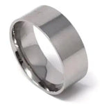 One piece 8mm Titanium ring core 1.5mm thickness comfort fit - Ring Cores - Fast shipping