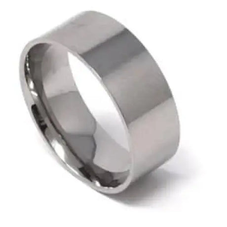 One piece 8mm Titanium ring core 1.5mm thickness comfort fit - Ring Cores - Fast shipping