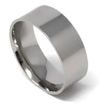 One piece 8mm Titanium ring core 1.5mm thickness comfort fit - Ring Cores quality GR2 suitable for turning and makers.