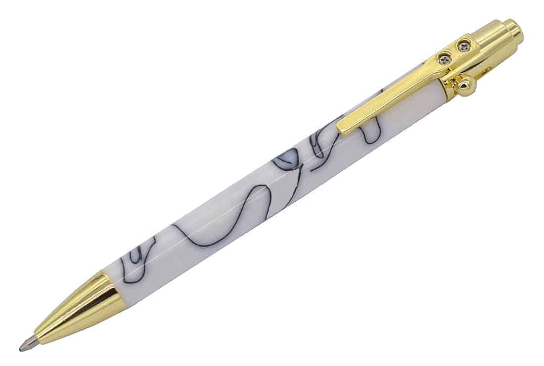 Jazz Bolt Pen Kit - Click Action - Gold - Jazz Bolt Pen Kits - Fast shipping