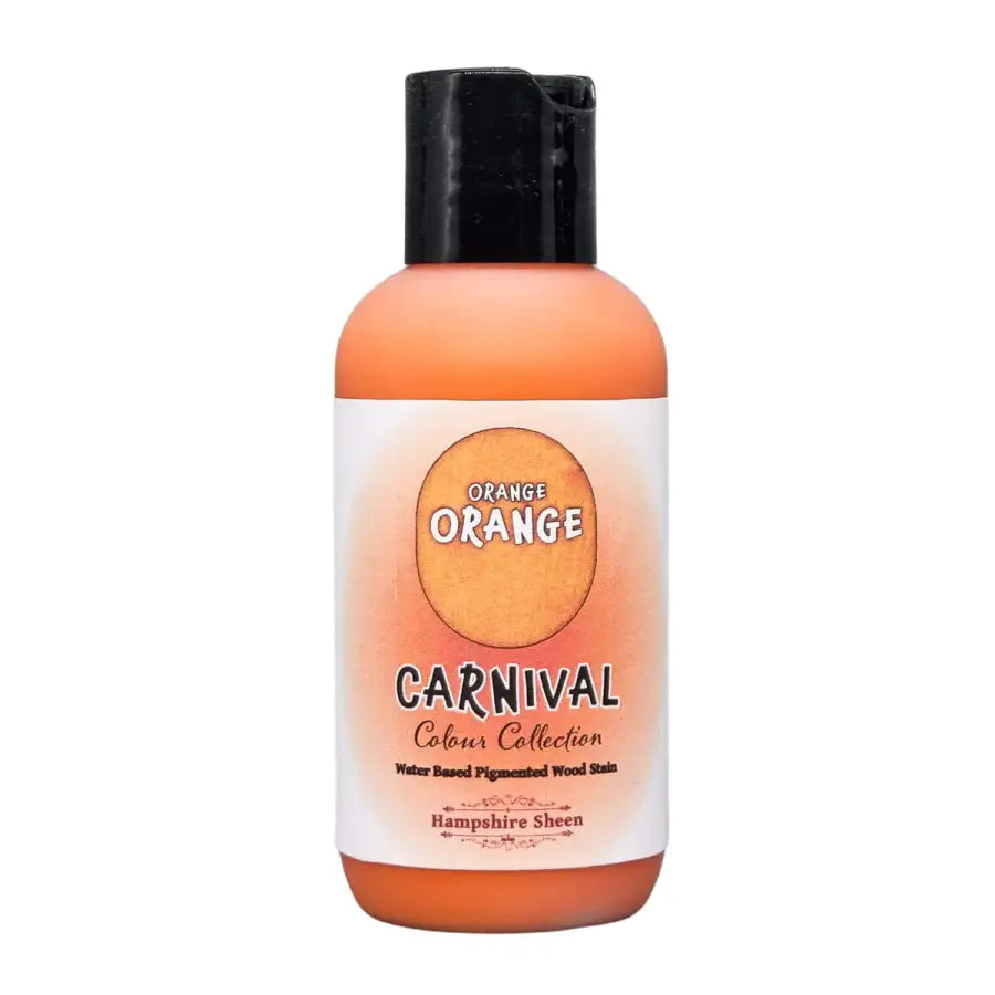 Orange - Carnival Colours 125ml - Hampshire Sheen - Wood Stains & - Fast shipping