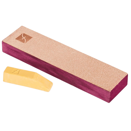 Flexcut Knife Strop & Compound (PW14) - Carving Tools The has an 8” x 2” leather stropping surface, designed