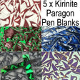 Pack of 5 Kirinite Paragon Pen Blanks - Fast shipping