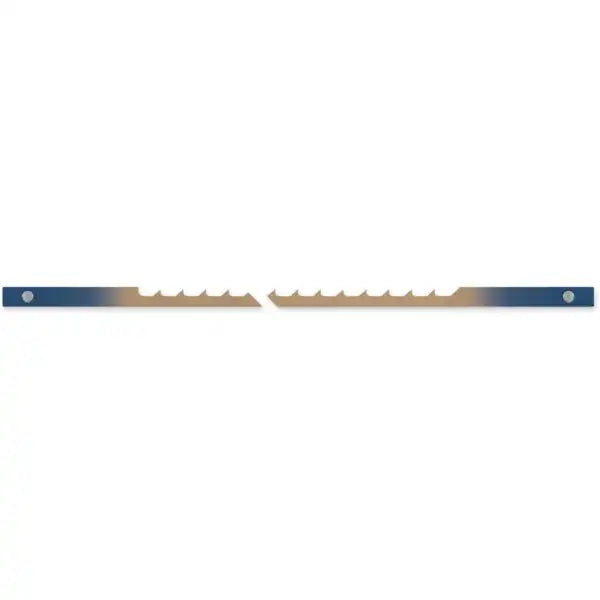 PEGAS PINNED BLADE HOOK 7tpi (PK 6) - Scroll Saw Blades They fit most scroll saws that take 125mm (5) blade