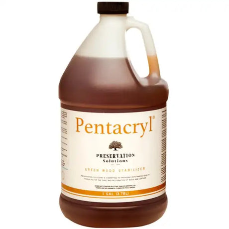 Pentacryl Wood Preservative - 1 US Gallon - Stabilisers Used by woodcarvers, woodturners, builders, furniture makers