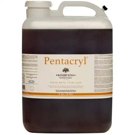 Pentacryl Wood Preservative - 5 US Gallons - Stabilisers Used by woodcarvers, woodturners, builders, furniture makers