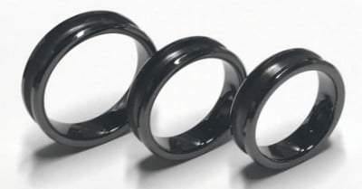 8mm Black Ceramic Inlay Ring Core - Ring Cores - Fast shipping