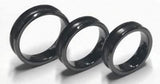 8mm Black Ceramic Inlay Ring Core - Ring Cores - Fast shipping