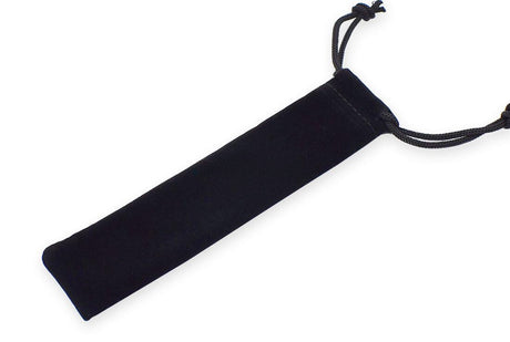 10 pack Velvet Drawstring Pen Pouches - Black - Cases Pack of Available Blue Red Pink Purple.