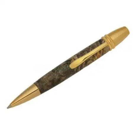 Polaris Twist Pen Kit - Gold - Turning Kits Available in ballpoint and a range of colour platings Black Titanium Chrome