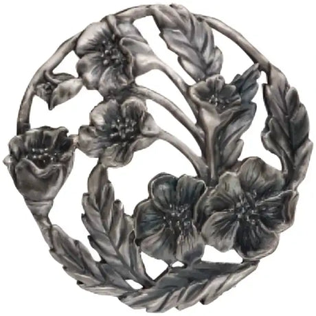 Poppy - Decorative Pewter Lid (Potpourri) - The perforated pewter lids are often used on potpourri bowls. Designed