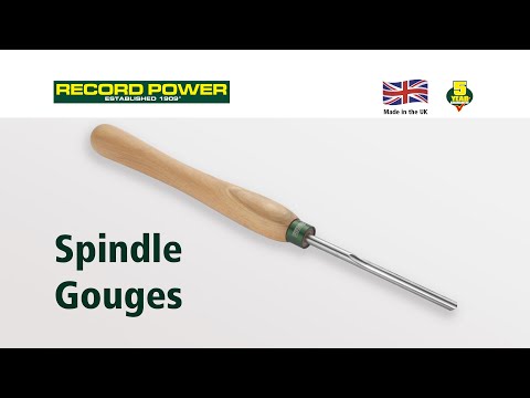 Record Power 3/8" Spindle Gouge (103550) (12" Handle) These spindle gouges are ideal general-purpose spindle tools, ideal for producing beads, coves and sweeping profiles across a wide range of projects.  The gouges are manufactured in the UK