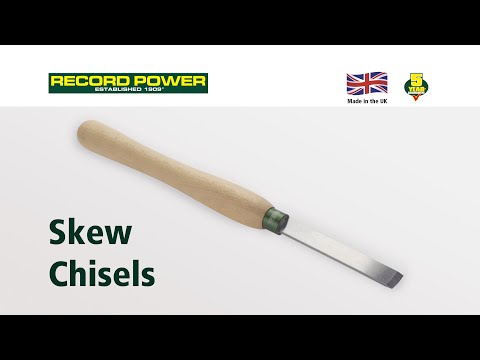 Record Power 1" Skew Chisel (103590) (12" Handle) Skews are probably the most versatile tool for working between centres - they can give a silky smooth finish and may also be used for creating beads, coves and other decorative elements. These tools are manufactured in the UK