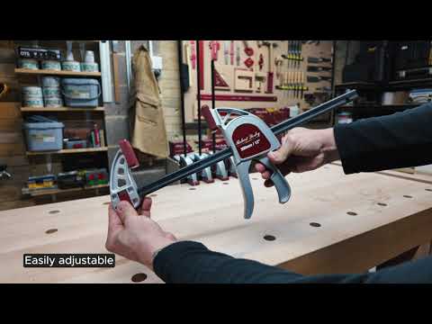 12" Heavy duty one handed bar clamp - Robert Sorby Select