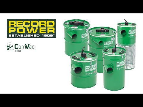 Record Power CGV286-4 Compact Extractor & CamVac Accessory Kit CGV286-4 Compact Extractor This compact 36 litre machine is ideal for general maintenance in smaller premises and workshops. The cyclonic neutral vane theory technology draws the waste into the drum with great force and directs it around the outside edge, keeping the filters cleaner and allowing the waste to fall to the bottom of the drum.