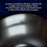 Pro Black Satin Lacquer Spray - Hampshire Sheen - Finishing Products Sheen’s Professional is perfect for crafting those