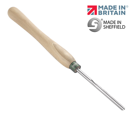 Record Power 3/8" Spindle Gouge (103550) (12" Handle) These spindle gouges are ideal general-purpose spindle tools, ideal for producing beads, coves and sweeping profiles across a wide range of projects.  The gouges are manufactured in the UK