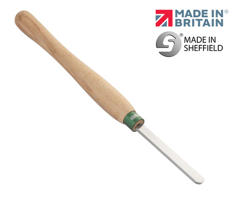 Record Power 3/4" Domed Scraper (103690) The round-nose scrapers feature a left-hand sweep to the grind, which allows them to be used on the insides of bowls with ease. Ideal for removing gouge marks and general smoothing work.  These tools are manufactured in the UK
