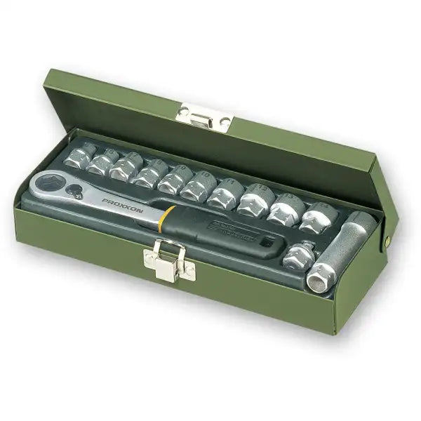 Proxxon 13 Piece Socket Set 5.5mm to 14mm